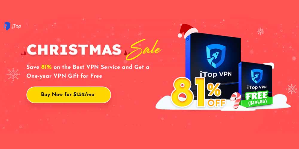 iTop VPN Christmas Deal